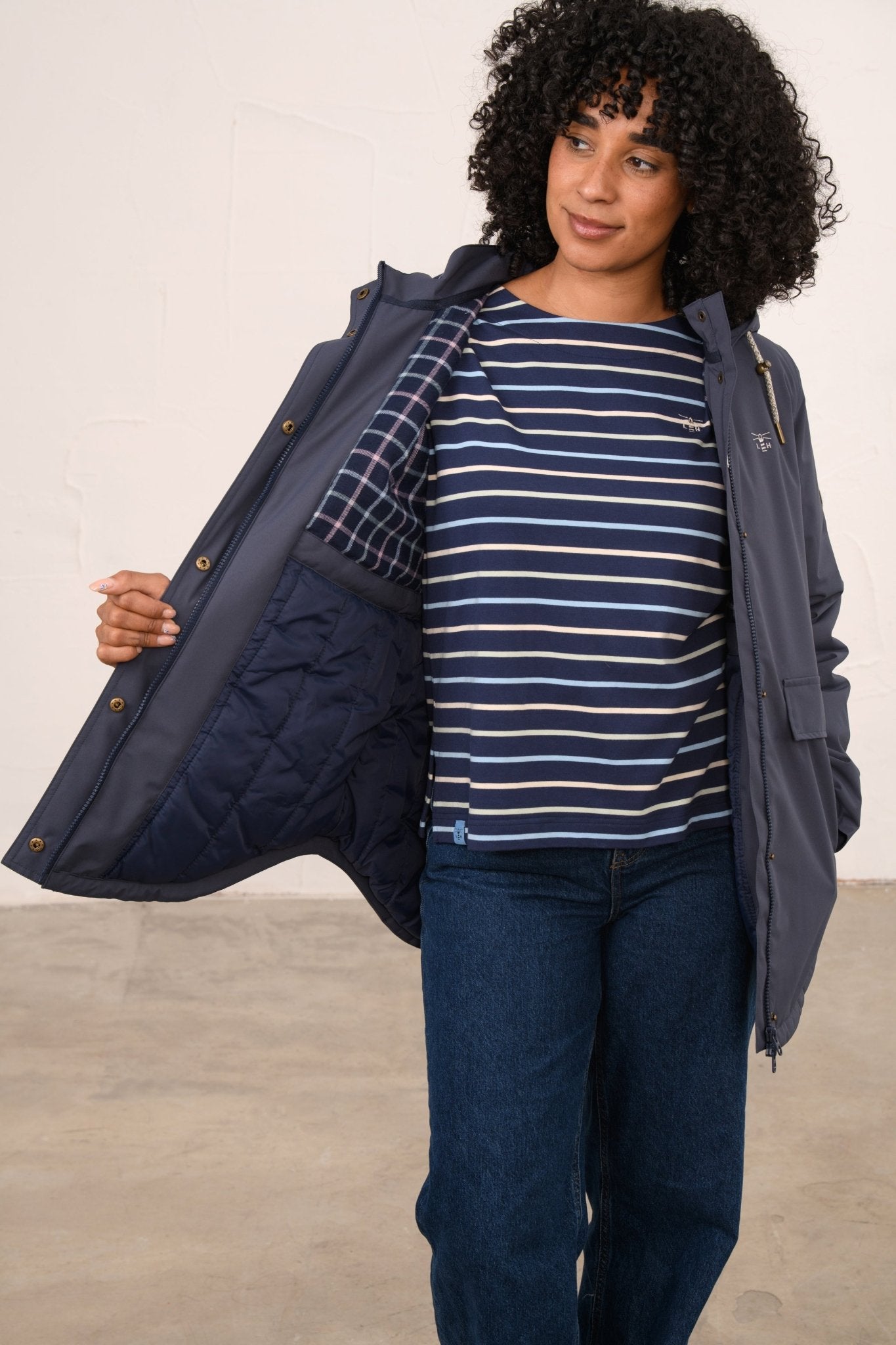 Tess Coat Navy - image 5