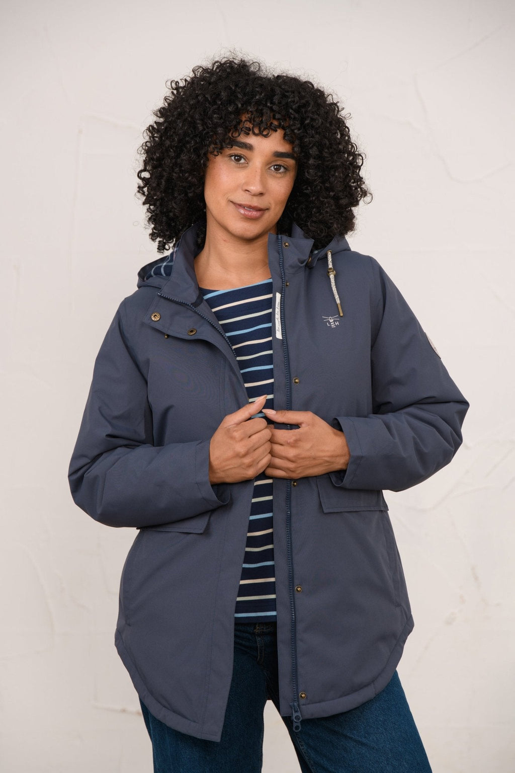 Tess Coat Navy - image 1
