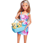 Steffi Love Dog Buggy and Doll - Flemings Department Store
