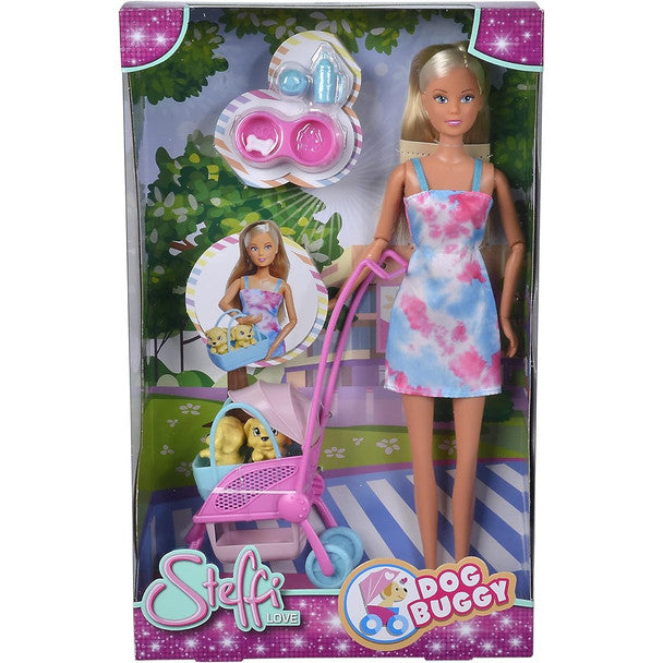 Steffi Love Dog Buggy and Doll - Flemings Department Store