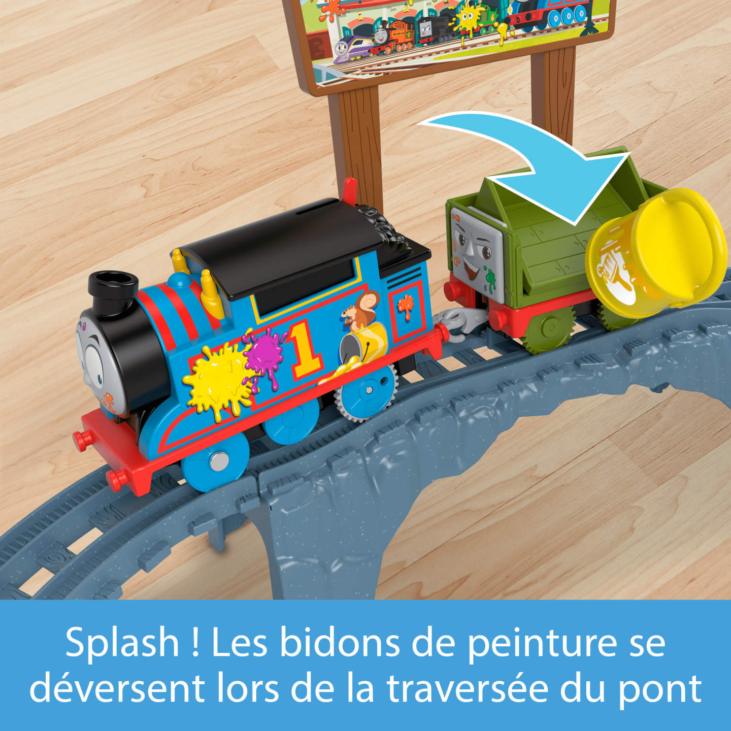 Thomas and His Friends - Paint Delivery Box - Circuit to Build - Ages 3 and up - Flemings Department Store