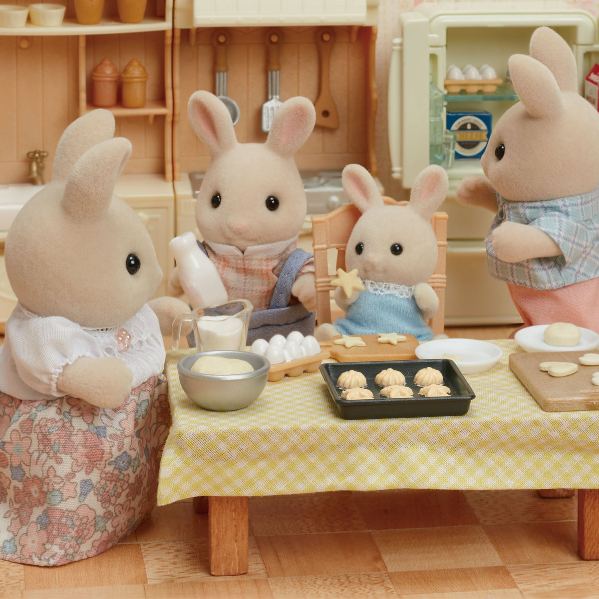 Sylvanian Families Milk Rabbit Family - image 2
