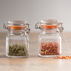 Clip Top Square Spice Jar 70ml - Flemings Department Store