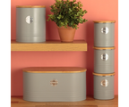 Living Grey Bread Bin - Flemings Department Store