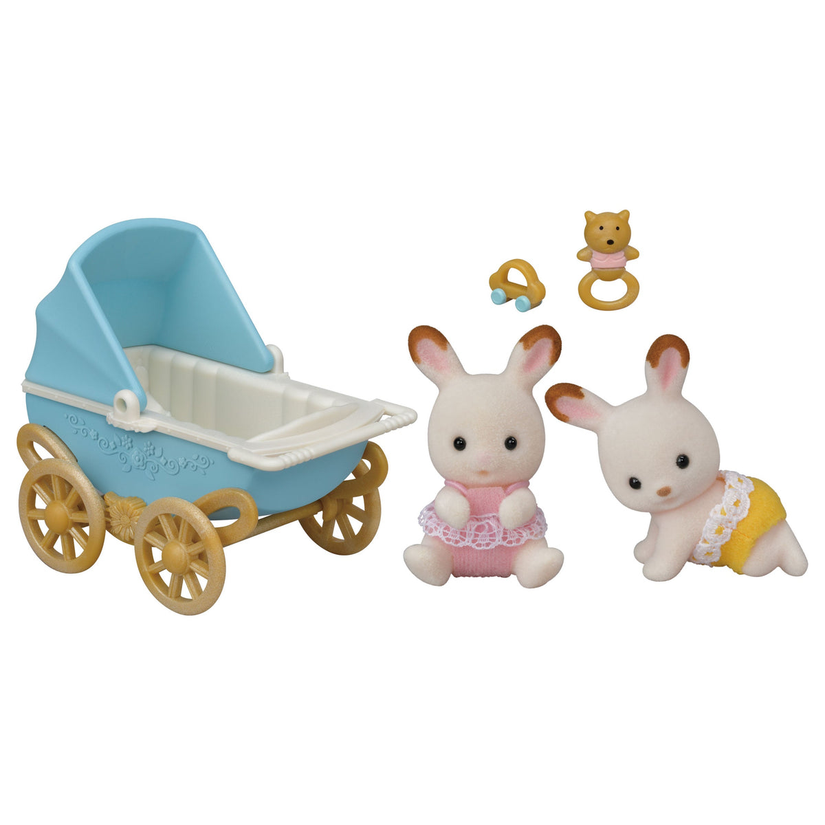 Sylvanian Families Chocolate Rabbit Twins Set