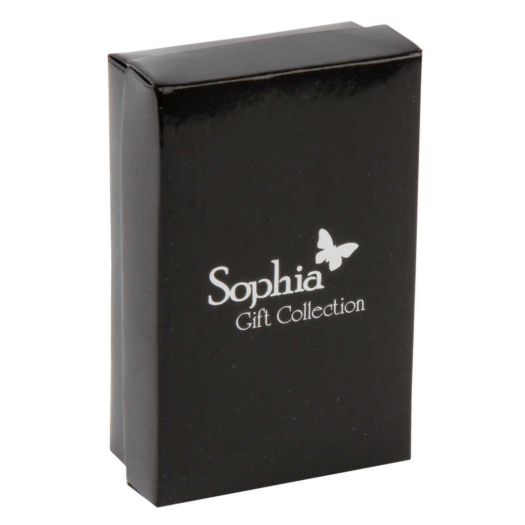 SOPHIA SILVERPLATED & EPOXY SQUARE TRINKET BOX BOW & CRYSTAL - Flemings Department Store