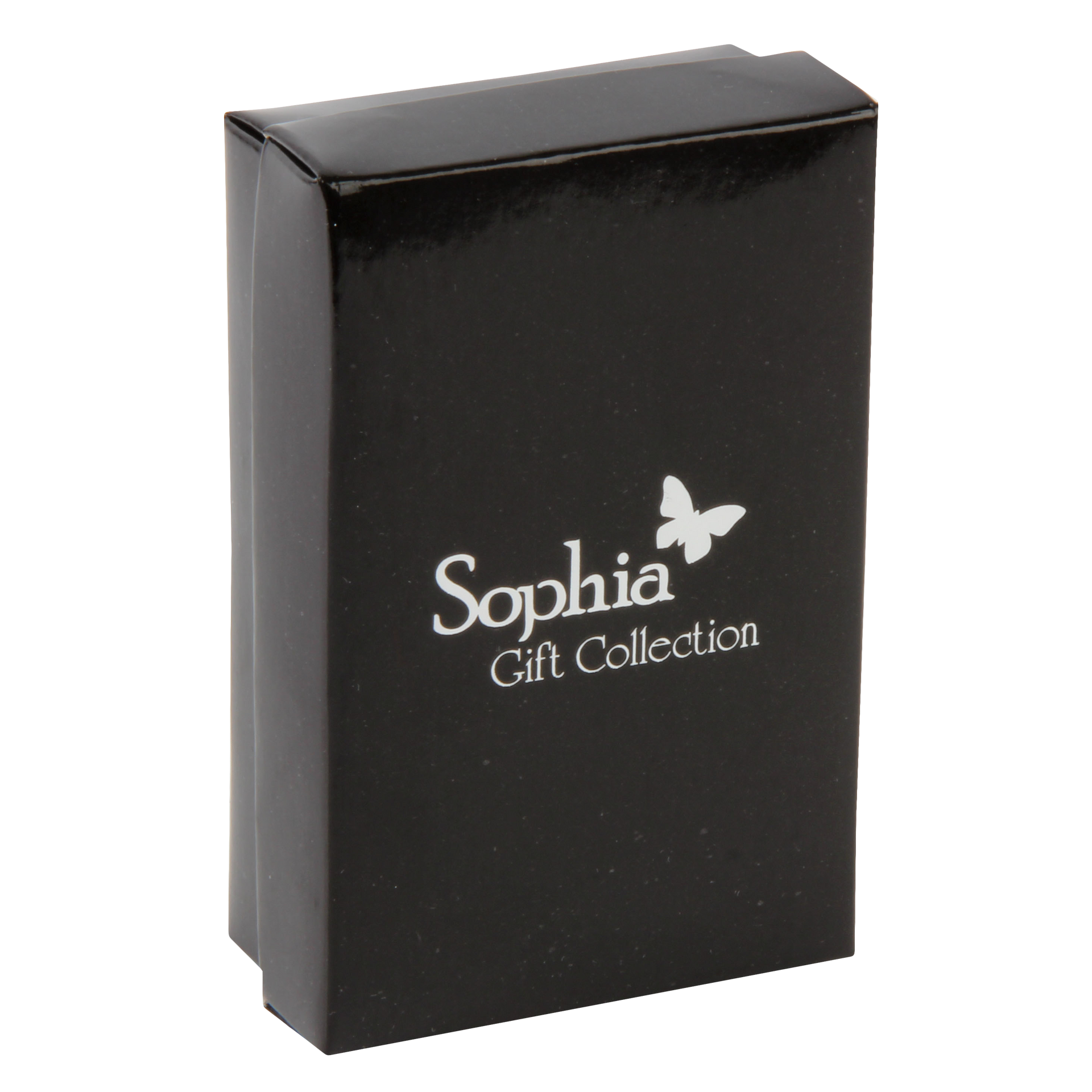 SOPHIA SILVERPLATED & EPOXY SQUARE TRINKET BOX BOW & CRYSTAL - Flemings Department Store