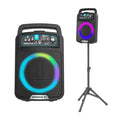 iDance Groove X1 Wireless Bluetooth Party Speaker with Lights & Microphone