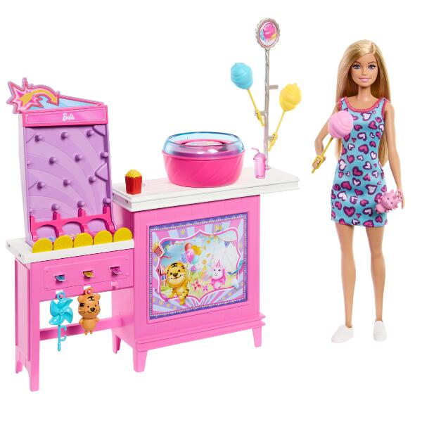 Barbie Beach Detectives Game Booth Set – 20 Accessories!
