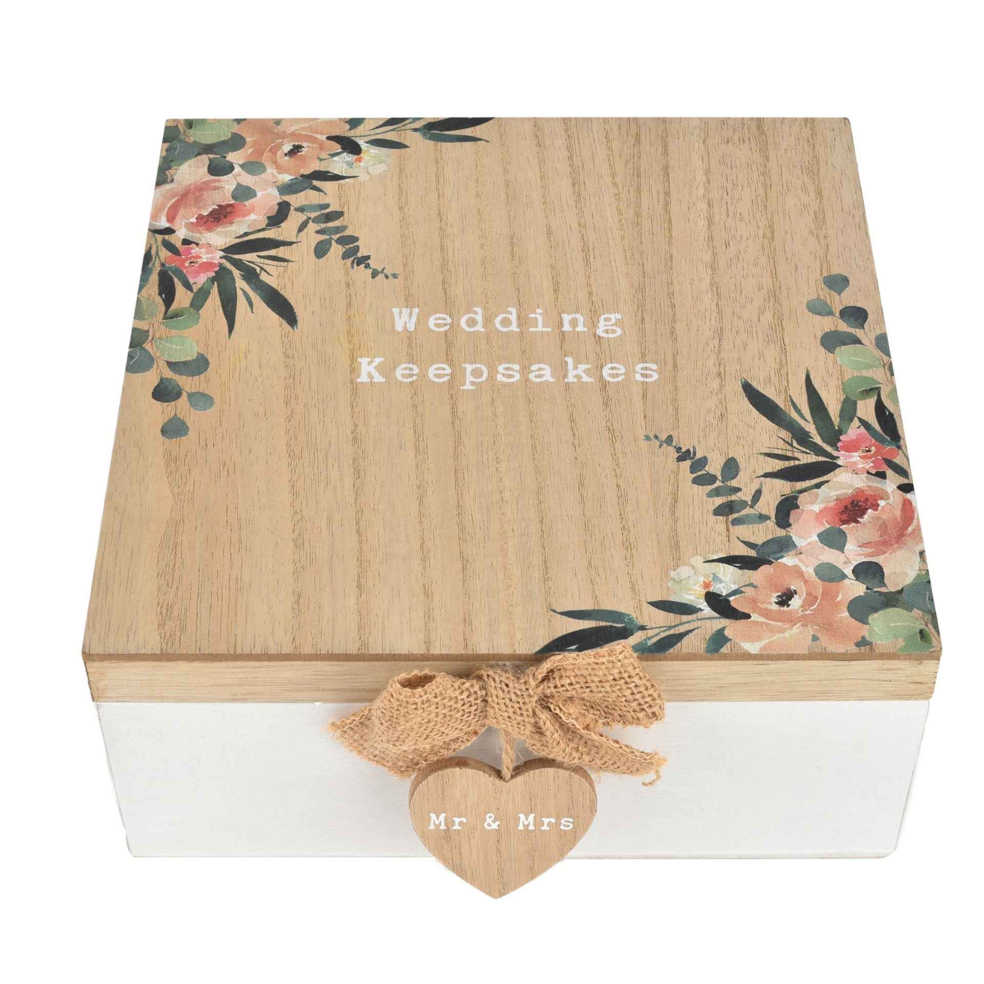 LOVE STORY KEEPSAKE BOX "WEDDING KEEPSAKES"
