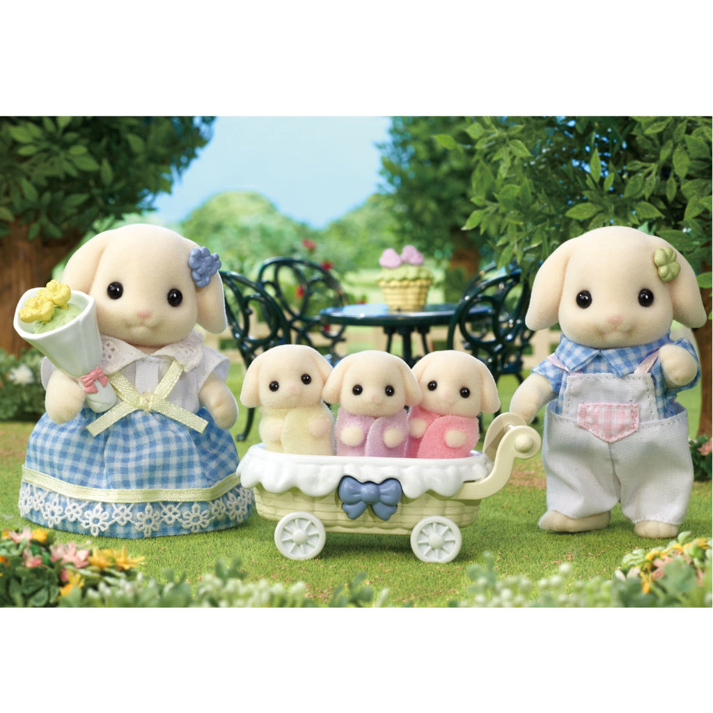 Sylvanian Families Flora Rabbit Family - image 2