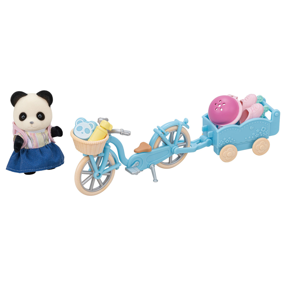 Sylvanian Families Cycle & Skate Set - Panda Girl