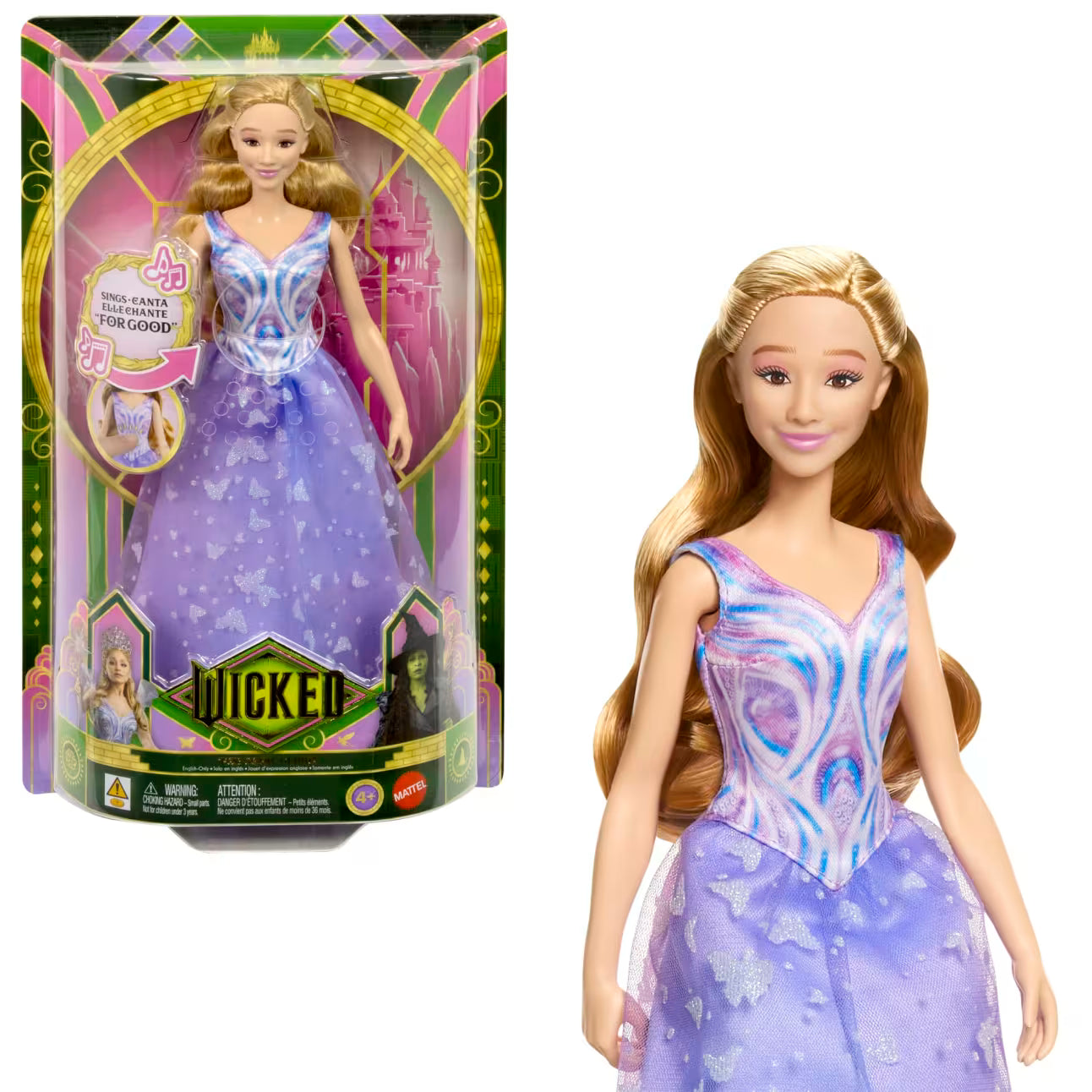 Wicked Glinda Singing Doll – “For Good” Movie Look