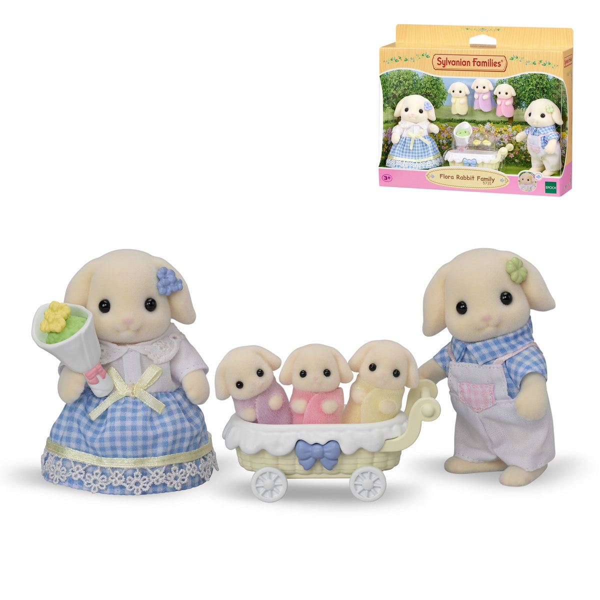 Sylvanian Families Flora Rabbit Family - image 6