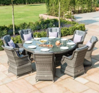 Amalfi 8 Seater Set - Flemings Department Store