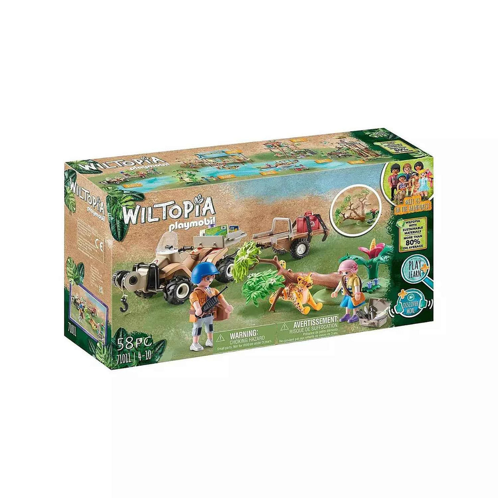 Playmobil Wiltopia Rescue Quad Playset