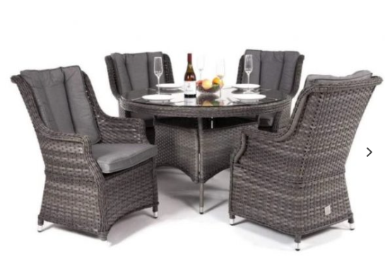 Amalfi 4 Seater Set - Flemings Department Store