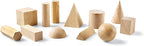 Geometric Solids Wooden Shapes