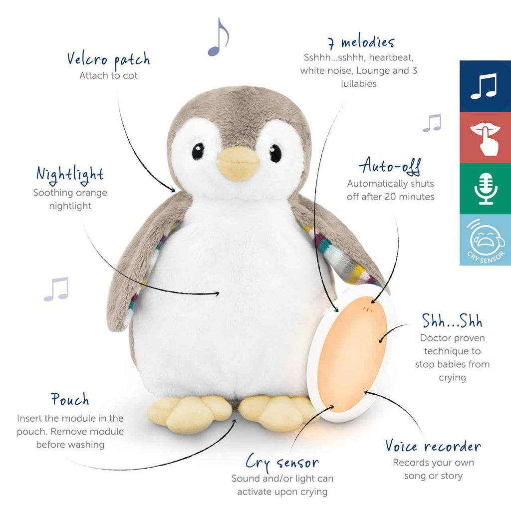 Zazu Baby Sleep Shusher & Nightlight - PHOEBE