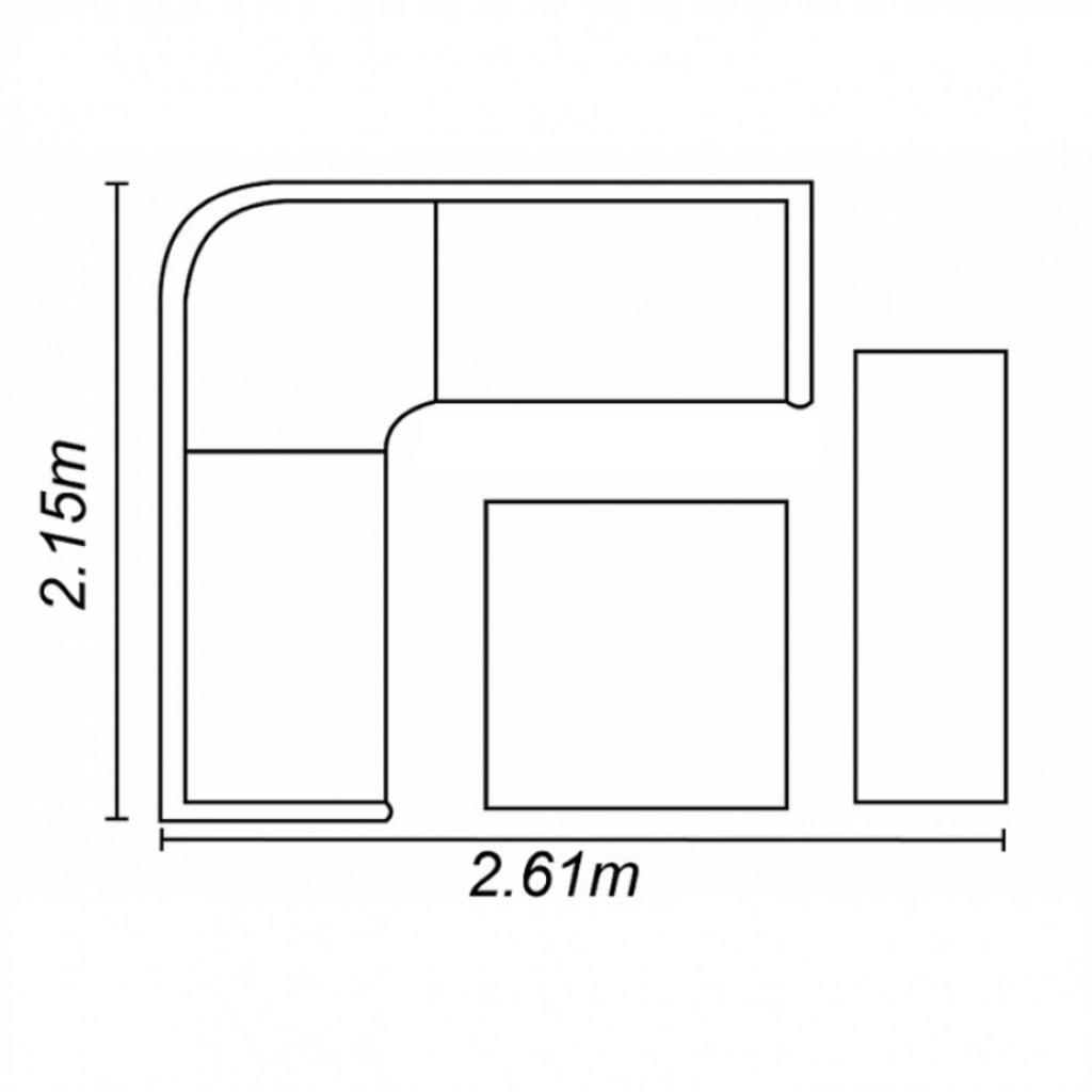 Eden Rose Corner Set - CLEARANCE