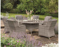 EDEN ROSE 6 SEATER W/LAZY SUSAN