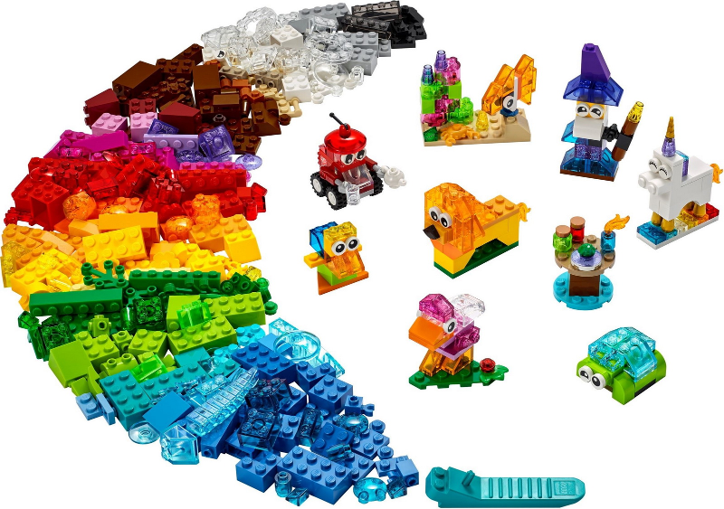 LEGO®11013 Classic Creative Transparent Bricks - Flemings Department Store
