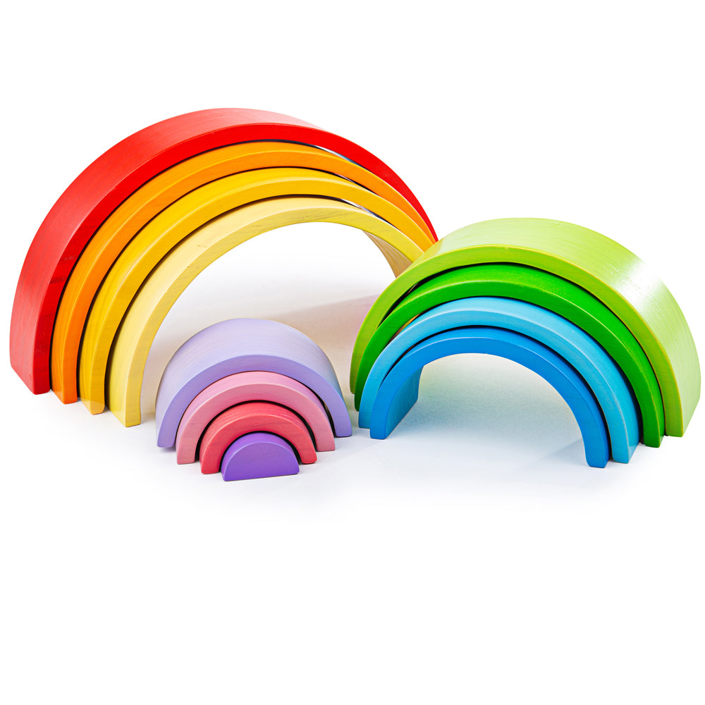 Wooden Stacking Rainbow - Large