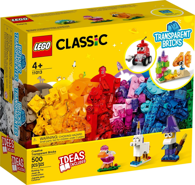 LEGO®11013 Classic Creative Transparent Bricks - Flemings Department Store