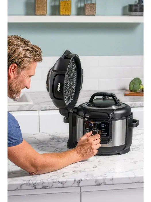 Ninja OP350UK 6L Foodi 9-In-1 Multi-Cooker - Black/Silver