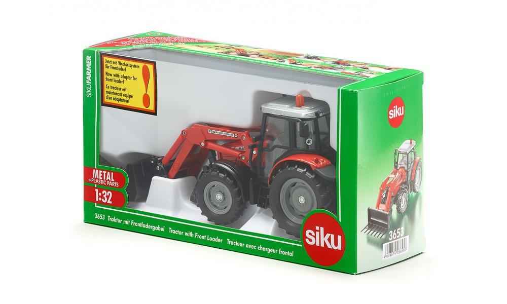 SIKU 3653 MASSEY FERGUSON 894 WITH FRONT LOADER FORK